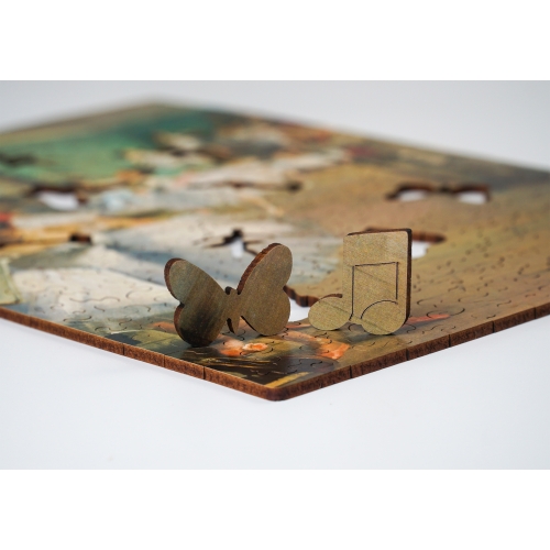 Drewniane puzzle A4 Edgar Degas 